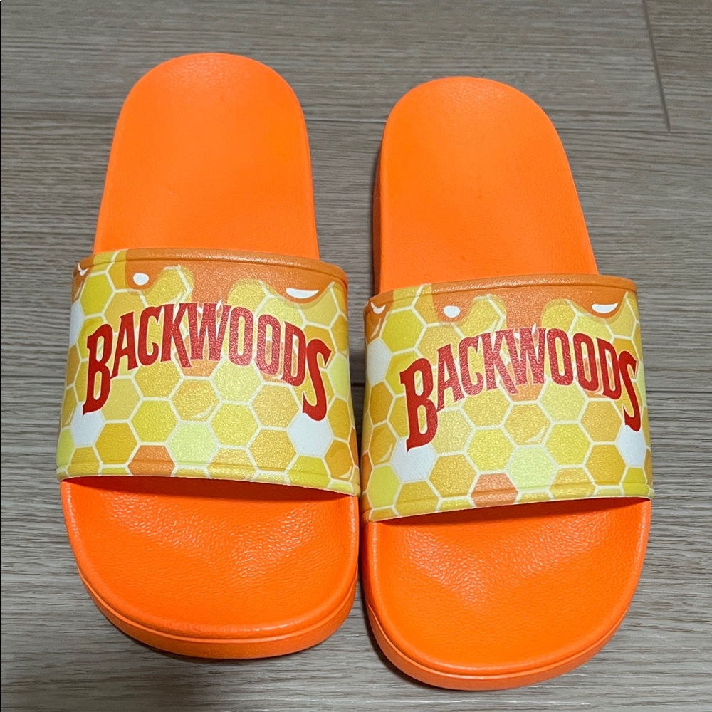 Orange Backwoods Slide Sandals
